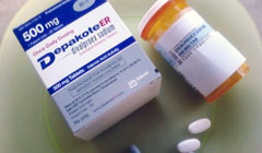 depakote packaging and pill bottle