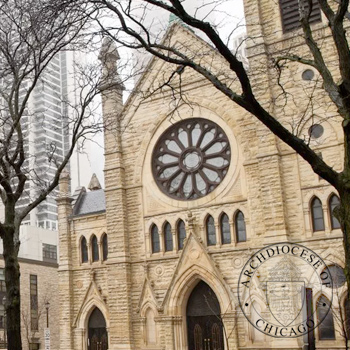 Holy Name Cathedral in Chicago, Illinois